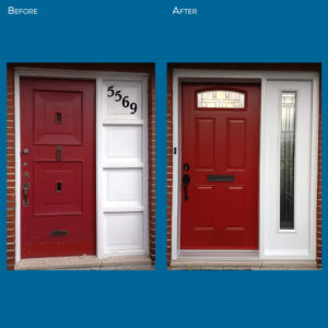 Front door renovation